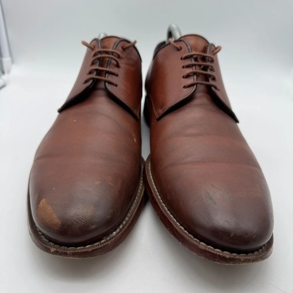 To Boot New‎ York Adam Derrick Mens Brown Leather Oxford Dress Shoes Size 10